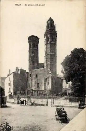 Ak Mâcon Saône-et-Loire, Le Vieux Saint Vincent