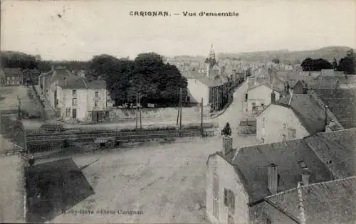 Ak Carignan Ardennes, Teilansicht