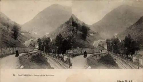 Stereo Ak Cauterets Hautes Pyrénées, Route de la Railliere