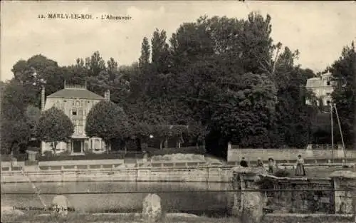 Ak Marly le Roi Yvelines, L’Abreuvoir