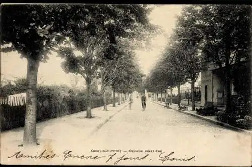 Ak Le Kremlin Bicêtre Val de Marne, Neuer Friedhof