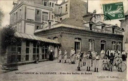 Ak Villepinte Seine-Saint-Denis, Sanatorium, in der Nähe von Badezimmern