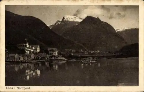 Ak Loen Stryn Norwegen, Teilansicht, Nordfjord