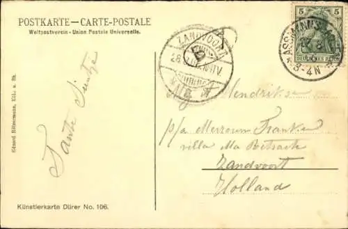 Ak Köln am Rhein, Rheinufer, Brücke, Dom