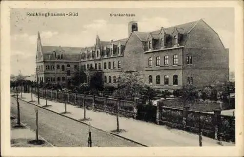 Ak Recklinghausen Süd im Ruhrgebiet, Krankenhaus
