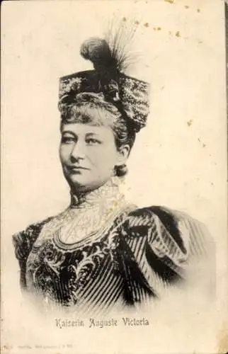 Ak Kaiserin Auguste Viktoria, Portrait