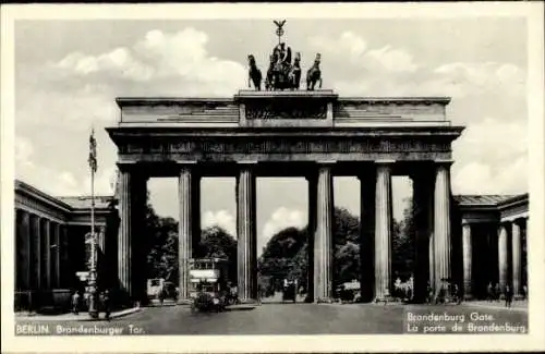 Ak Berlin Mitte, Brandenburger Tor