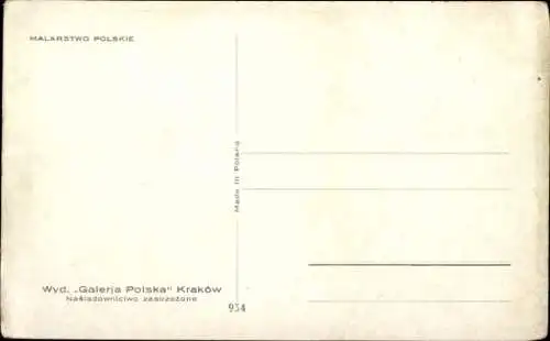 Künstler Ak Stryjenska, Z., Herbst, Polnische Trachten