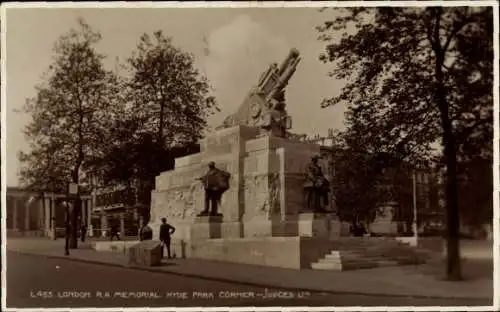 Ak London City England, Hyde Park Corner, Denkmal