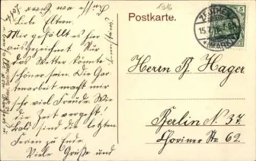 Ak Zeuthen in der Mark, Zeuthener See, Boot