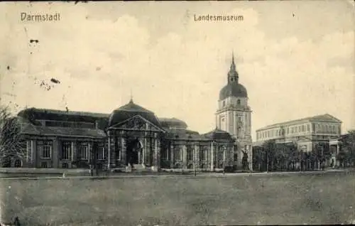 Ak Darmstadt in Hessen, Landesmuseum