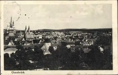 Ak Osnabrück, Gesamtansicht auf die Stadt