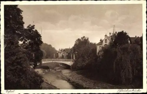 Ak Erfurt in Thüringen, Pförtchenbrücke