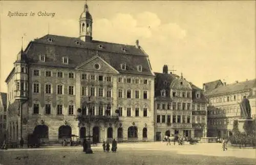 Ak Coburg in Oberfranken, Rathaus