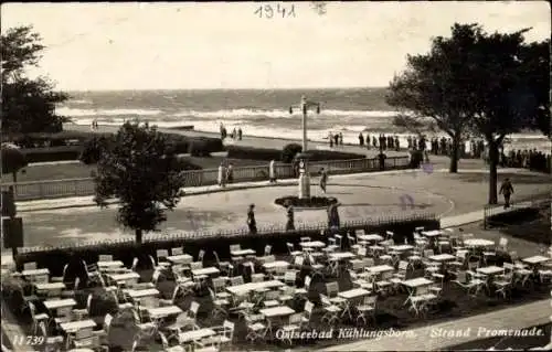 Ak Ostseebad Kühlungsborn, Strand-Promenade