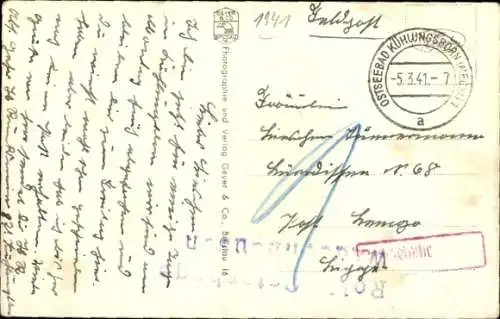 Ak Ostseebad Kühlungsborn, Strand-Promenade