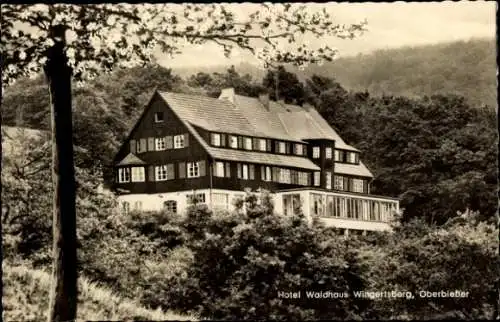 Ak Oberbieber Neuwied am Rhein, Hotel Waldhaus Wingertsberg