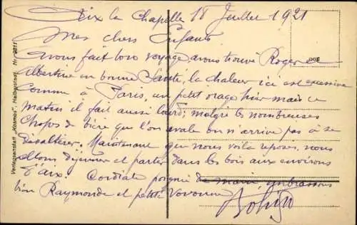 Ak Aachen, Justizgebäude