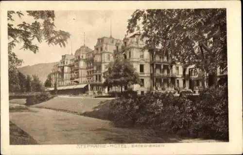 Ak Baden Baden am Schwarzwald, Stephanie-Hotel