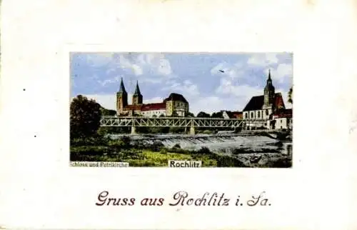 Ak Rochlitz an der Mulde Sachsen, Schloss, Petrikirche