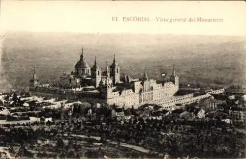 Ak San Lorenzo de El Escorial Madrid, Kloster Escorial