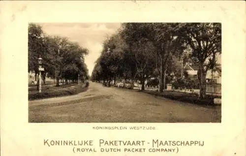 Passepartout Ak Indonesien, Koningsplein, Westseite