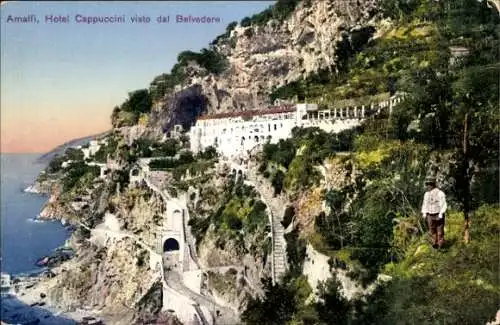 Ak Amalfi Campania, Hotel Cappuccini visto dal Belvedere