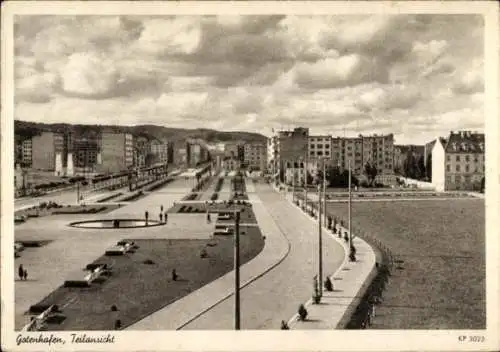 Ak Gdynia Gotenhafen Pommern, Teilansicht