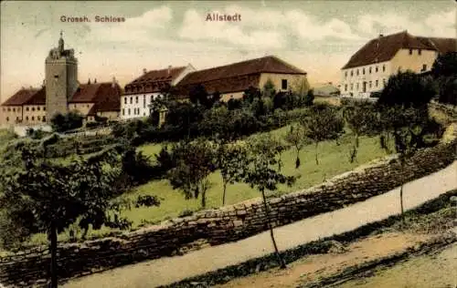 Ak Allstedt in Sachsen Anhalt, Großh. Schloss