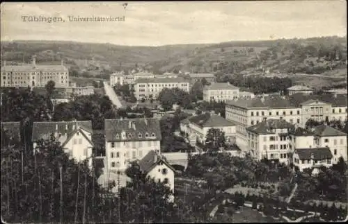 Ak Tübingen am Neckar, Universitätsviertel