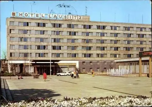 Ak Cottbus in der Niederlausitz, Hotel Lausitz, Außenansicht