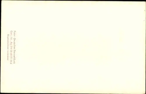 Ak Wolfgang Lippert, Porträt, Autogramm, Deutscher Fernsehfunk
