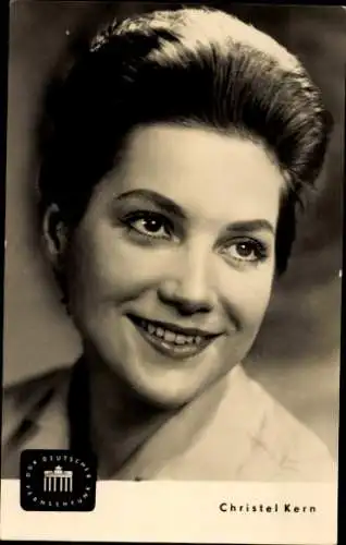 Ak Schauspielerin Christel Kern, Portrait