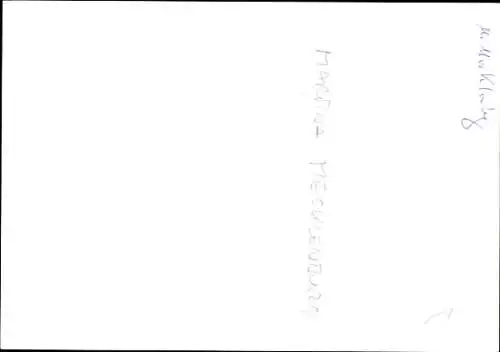 Ak Schauspielerin Manuela Mecklenburg, Portrait, Autogramm