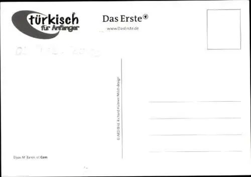 Ak Schauspieler Elyas M'Barek, Portrait, Autogramm