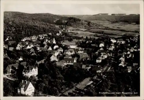 Ak Plüderhausen in Württemberg, Fliegeraufnahme