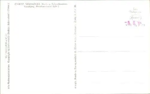 Ak Mainbernheim in Unterfranken, Fliegeraufnahme