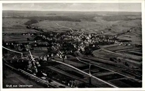 Ak Deißlingen am Neckar, Fliegeraufnahme