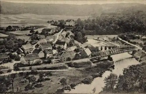 Ak Gutenstein Sigmaringen an der Donau, Gesamtansicht, Donautal