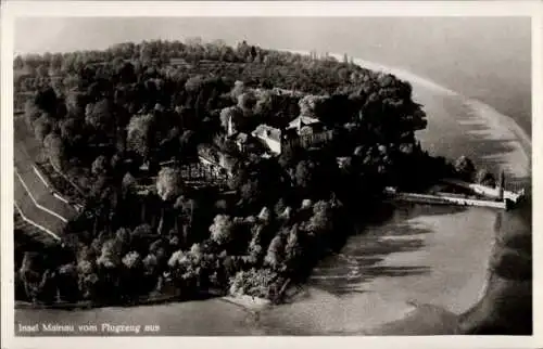 Ak Insel Mainau im Bodensee, Fliegeraufnahme