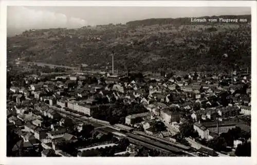 Ak Lörrach in Baden, Fliegeraufnahme