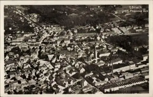 Ak Lörrach in Baden, Fliegeraufnahme