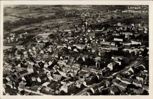 Ak Lörrach in Baden, Fliegeraufnahme