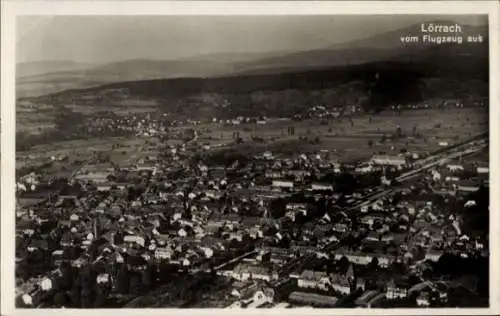 Ak Lörrach in Baden, Fliegeraufnahme