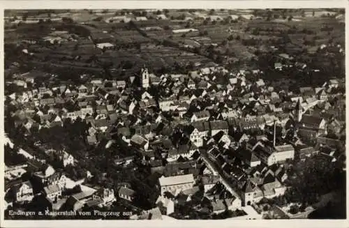 Ak Endingen am Kaiserstuhl, Fliegeraufnahme