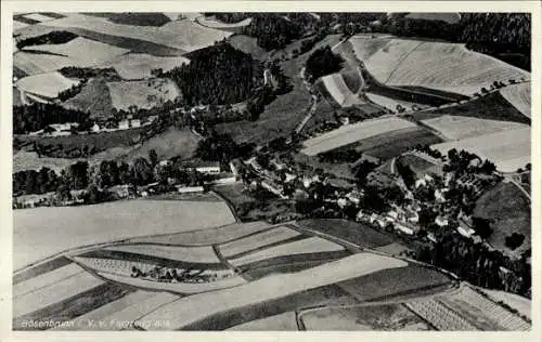 Ak Bösenbrunn im Vogtland, Fliegeraufnahme