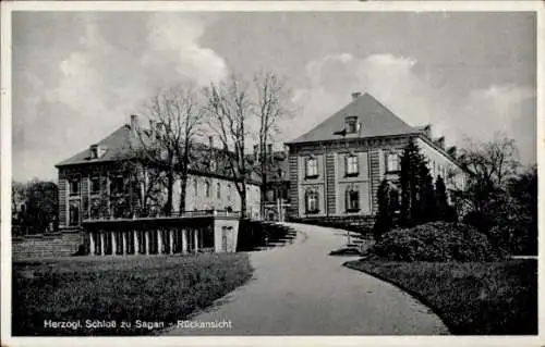 Ak Żagań Sagan Schlesien, Herzogliches Schloss