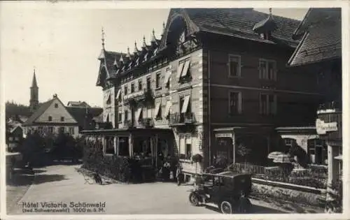 Ak Schönwald im Schwarzwald, Hotel Victoria