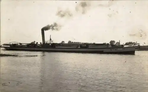 Foto Ak Frachtschiff, Erzfrachter, Juli 1928