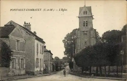 Ak Pontault Combault Seine et Marne, Kirche